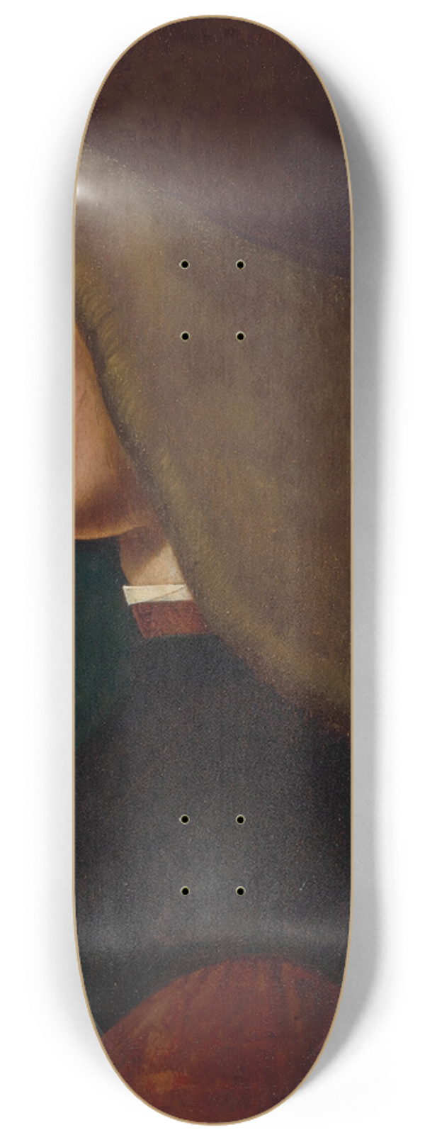 Giovanni Ambrogio de Predis - Portrait of a gentleman 8.25 inch art skate deck