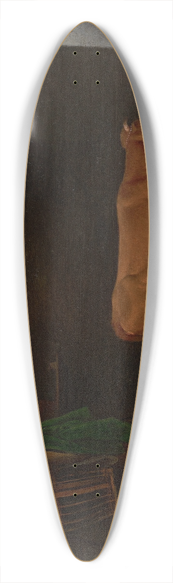 Michael Neder - Kuhstall 39.3 inch art pintail longboard deck