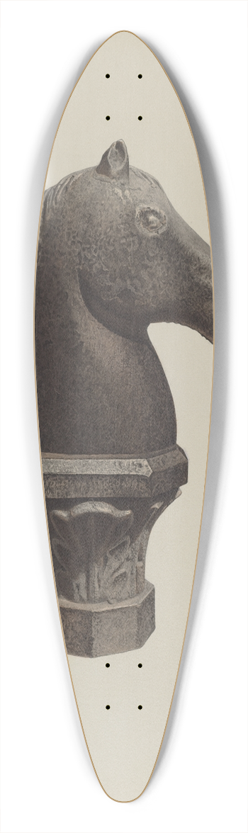 Michael Riccitelli - Hitching Post 39.3 inch art pintail longboard deck