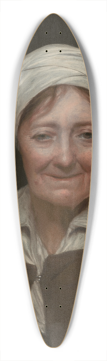 Michael Sweerts - Head of a Woman 39.3 inch art pintail longboard deck