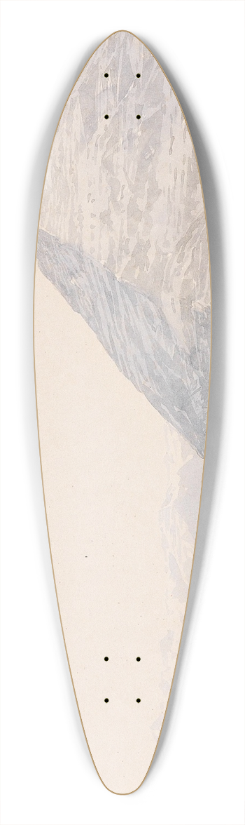 Michael Zeno Diemer - Bucht von Cattaro 39.3 inch art pintail longboard deck