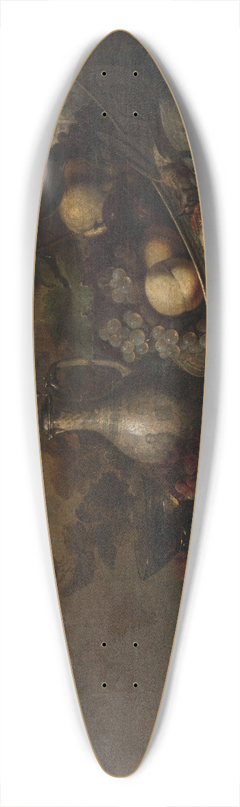 Michiel Simons II - Still Life with Fruit 39.3 inch art pintail longboard deck