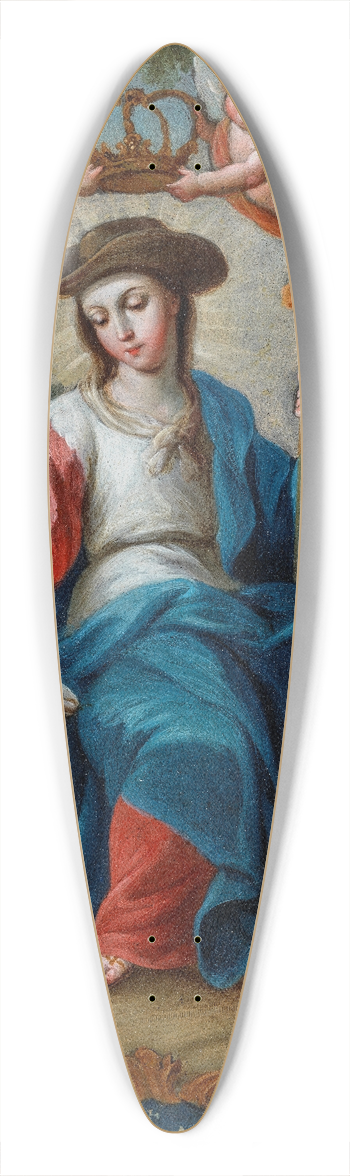 Miguel Cabrera - The Divine Shepherdess 39.3 inch art pintail longboard deck