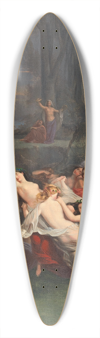 Mihael Stroj - Vilinski ples 39.3 inch art pintail longboard deck