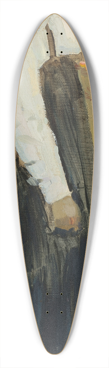 Mikhail Nesterov - Nun 39.3 inch art pintail longboard deck