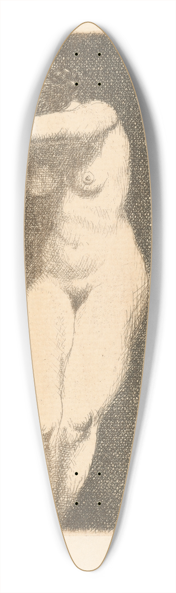 Mikul Galanda - Akt 39.3 inch art pintail longboard deck