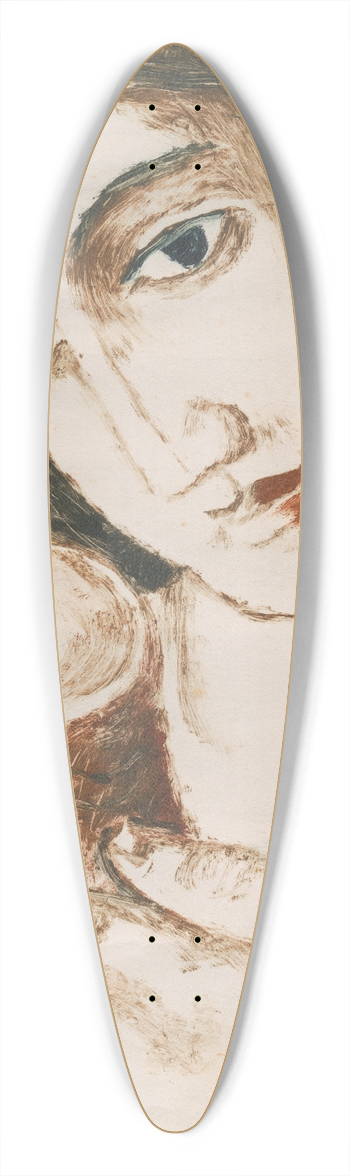 Mikul Galanda - ena s krahom 39.3 inch art pintail longboard deck