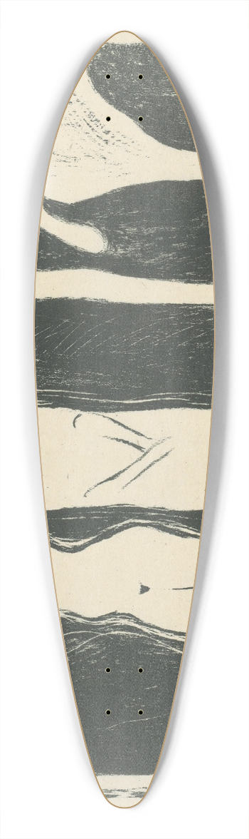 Mikul Galanda - ena v troch podobch 39.3 inch art pintail longboard deck