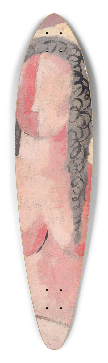 Mikul Galanda - Grooming (Morning) 39.3 inch art pintail longboard deck