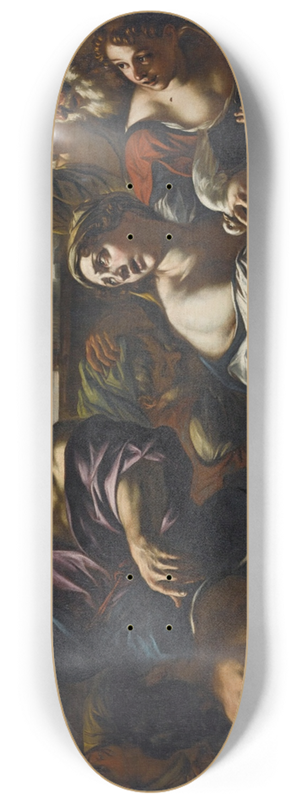 Giovanni Battista Beinaschi - The Expulsion From The Temple 8.25 inch art skate deck