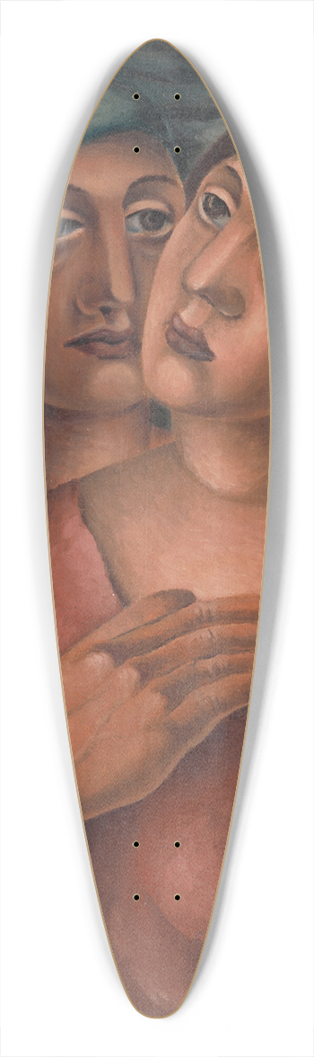 Mikul Galanda - Lovers 39.3 inch art pintail longboard deck