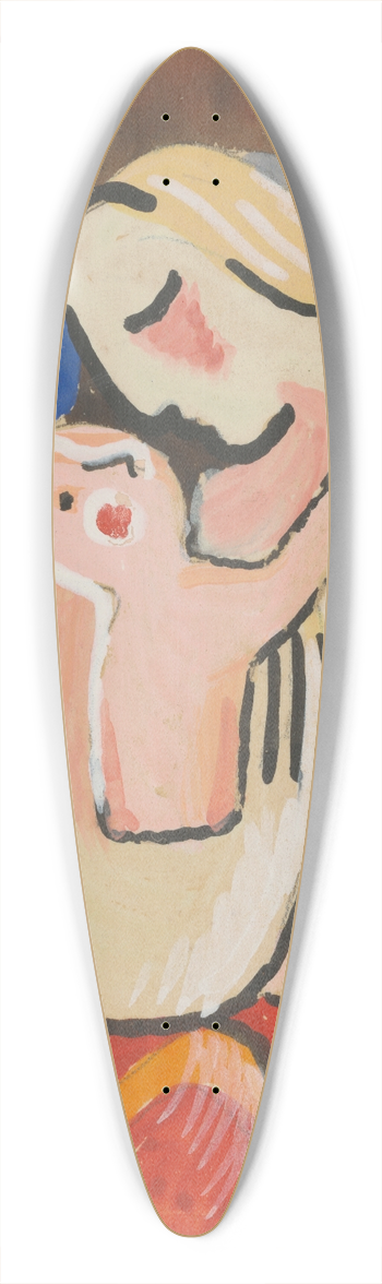 Mikul Galanda - Matka 39.3 inch art pintail longboard deck