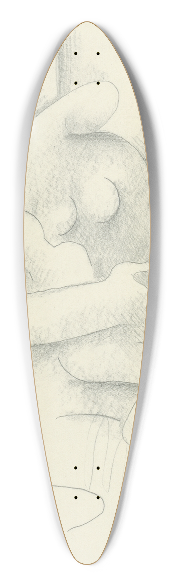 Mikul Galanda - Matka s dieaom 39.3 inch art pintail longboard deck