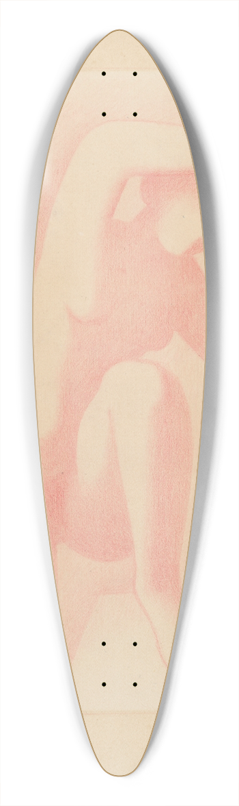 Mikul Galanda - Rno 39.3 inch art pintail longboard deck