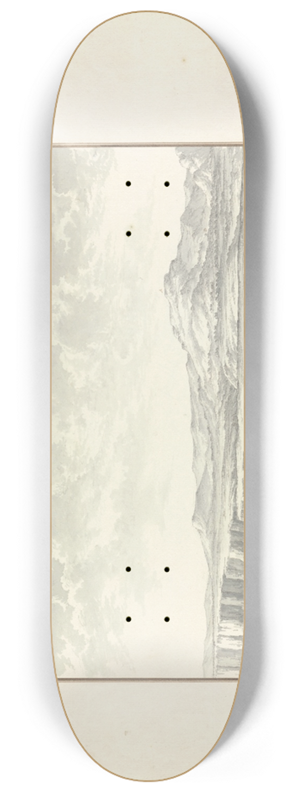 Giovanni Battista Borra - Monte delle Beatitudini 8.25 inch art skate deck