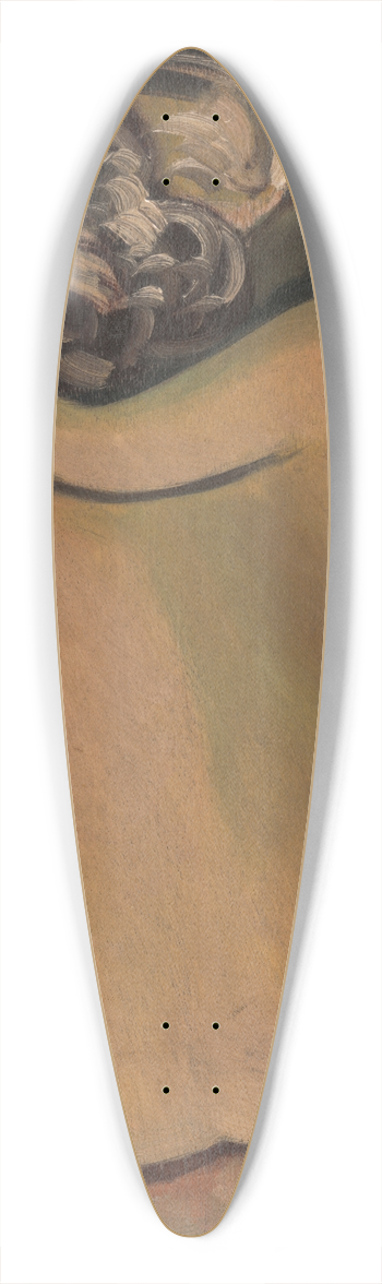 Mikul Galanda - Woman Washing Herself 39.3 inch art pintail longboard deck