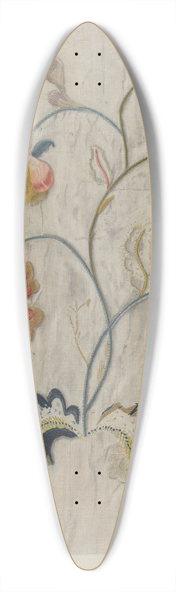 Mildred E. Bent - Bedspread Detail 39.3 inch art pintail longboard deck