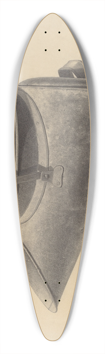 Mildred Ford - Coal Scuttle 39.3 inch art pintail longboard deck