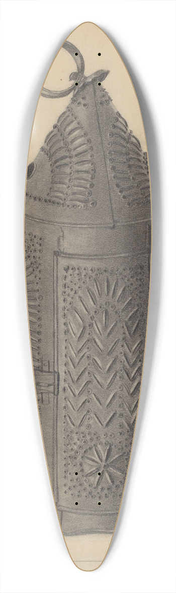 Mildred Ford - Lantern 39.3 inch art pintail longboard deck