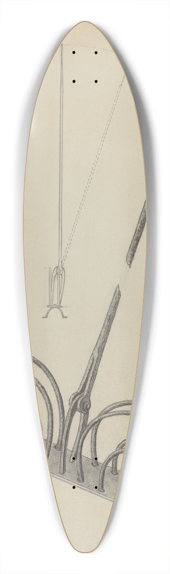 Mildred Ford - Toast Rack 39.3 inch art pintail longboard deck