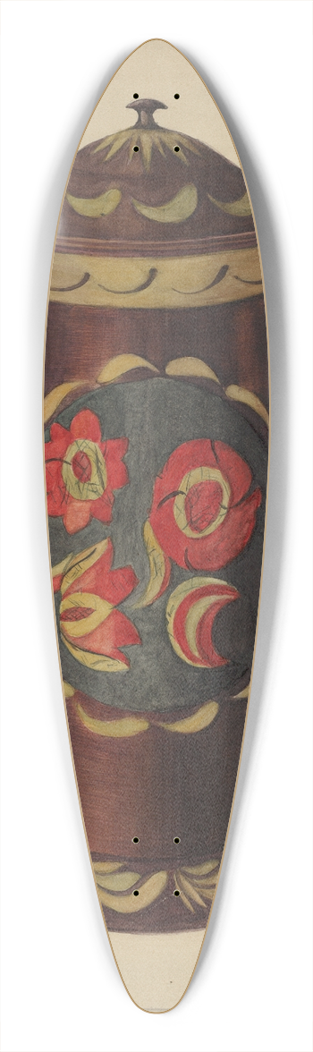 Mildred Ford - Toleware Coffee Pot 39.3 inch art pintail longboard deck