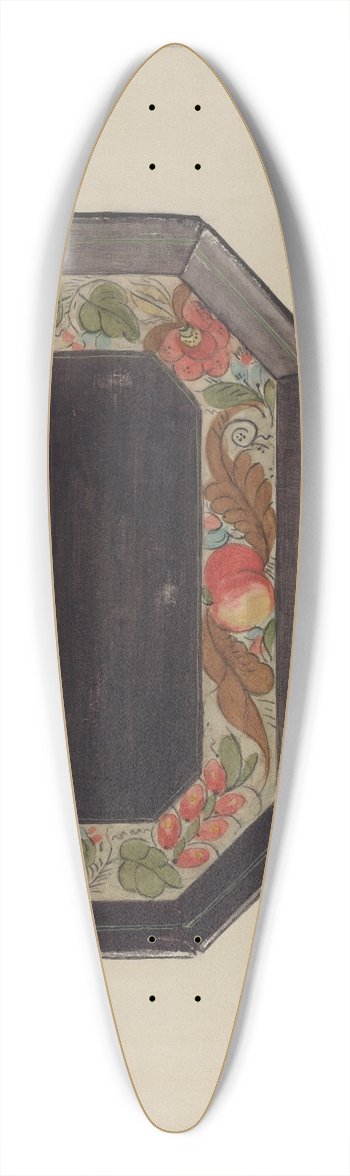 Mildred Ford - Toleware Tray 39.3 inch art pintail longboard deck