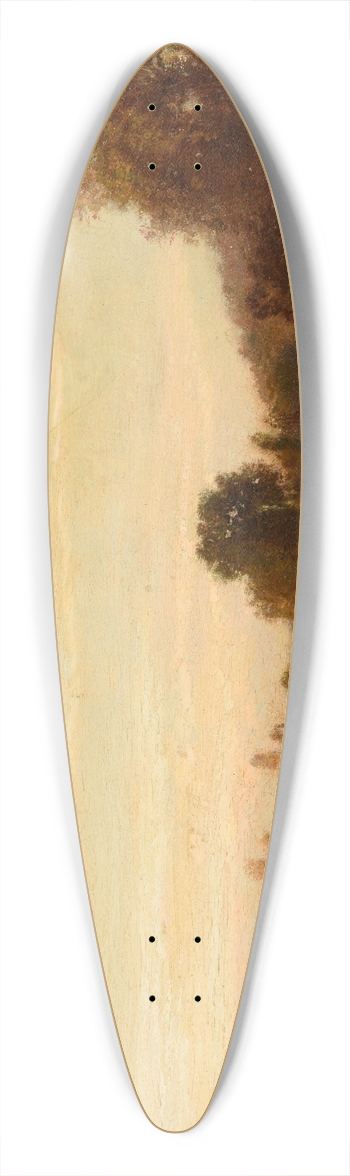 mile Lambinet - Paysage avec cours deau 39.3 inch art pintail longboard deck