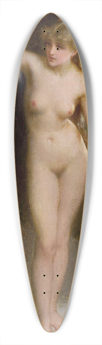 mile Munier - La Baigneuse 39.3 inch art pintail longboard deck