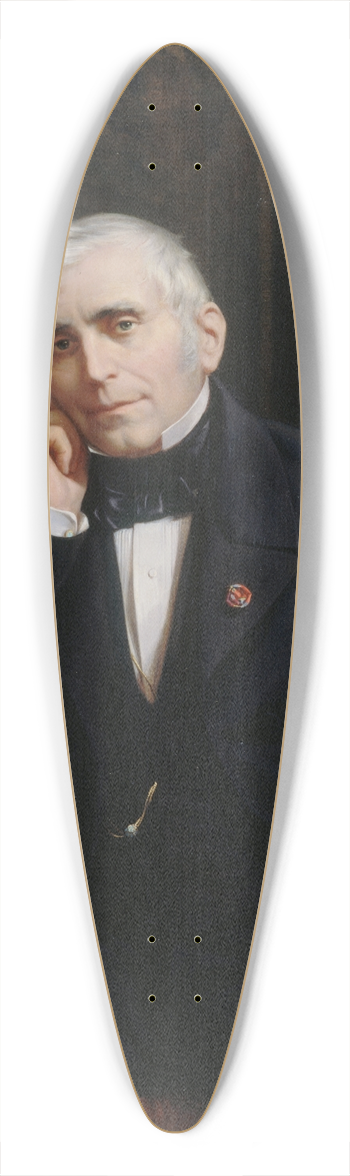 mile Vernet-Lecomte - Portrait dEugne Scribe (1791-1861), auteur dramatique 39.3 inch art pintail longboard deck