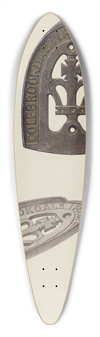 Milton Bevier - Trivet 39.3 inch art pintail longboard deck