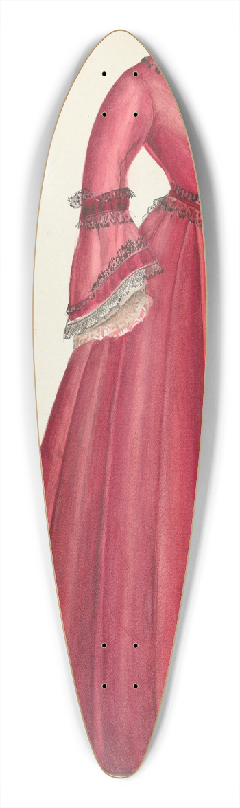 Mina Lowry - Afternoon Dress 39.3 inch art pintail longboard deck