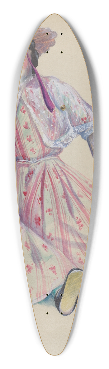 Mina Lowry - Doll 39.3 inch art pintail longboard deck