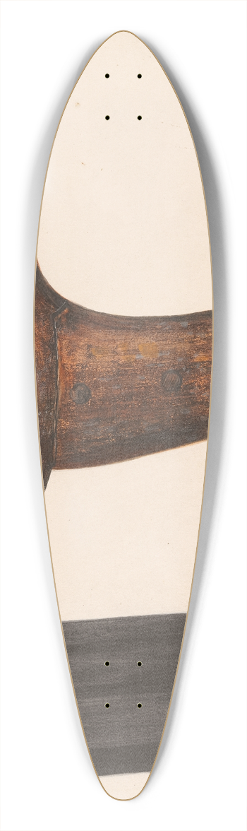 Mina Lowry - Figure of a Deer 39.3 inch art pintail longboard deck