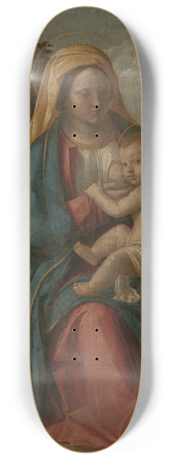 Giovanni Battista Cima da Conegliano - Madonna and Child 8.25 inch art skate deck