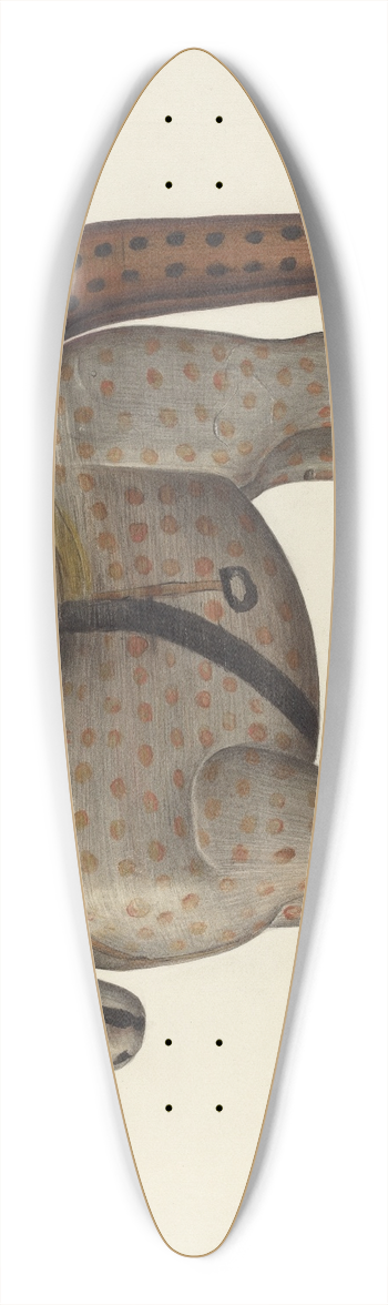 Mina Lowry - Toy Horse 39.3 inch art pintail longboard deck