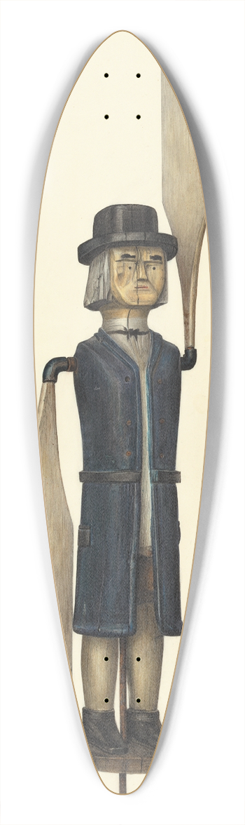 Mina Lowry - Whirligig 39.3 inch art pintail longboard deck