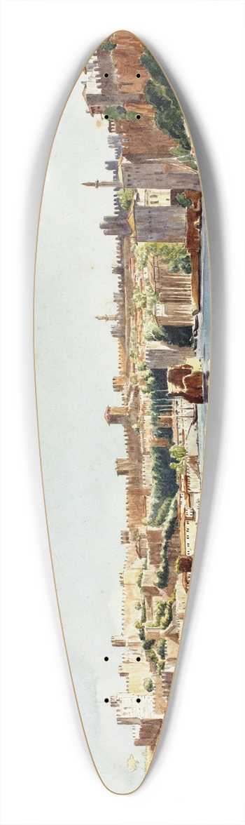 Miner Kilbourne Kellogg - Adalia, Asia Minor 39.3 inch art pintail longboard deck