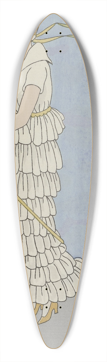 Monogrammist MFN - Robe de nansouk 39.3 inch art pintail longboard deck