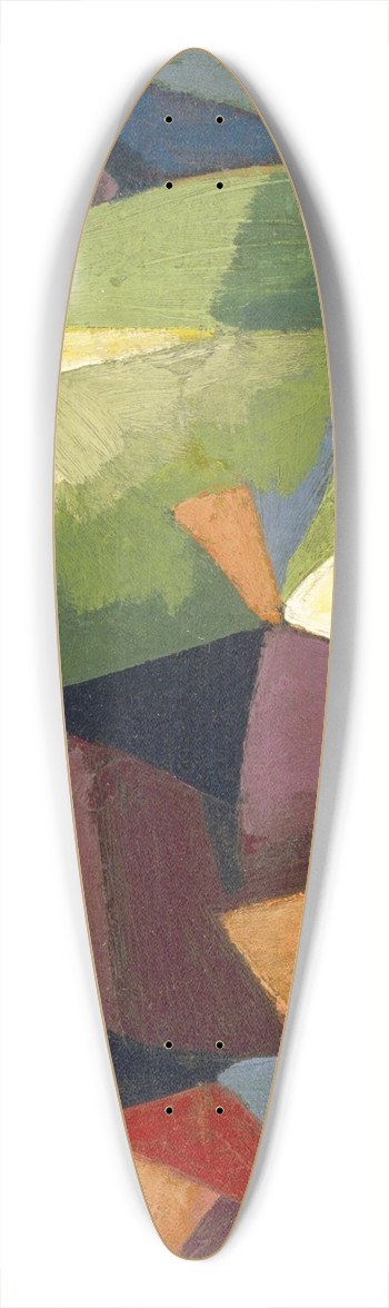 Morgan Russell - Synchromy 39.3 inch art pintail longboard deck