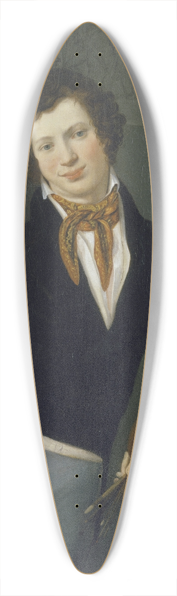 Moritz Daniel Oppenheim - Self-Portrait 39.3 inch art pintail longboard deck