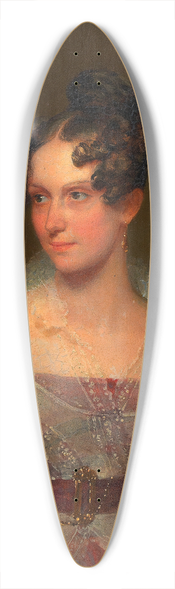 Moritz Michael Daffinger - Katharina Arthaber 39.3 inch art pintail longboard deck