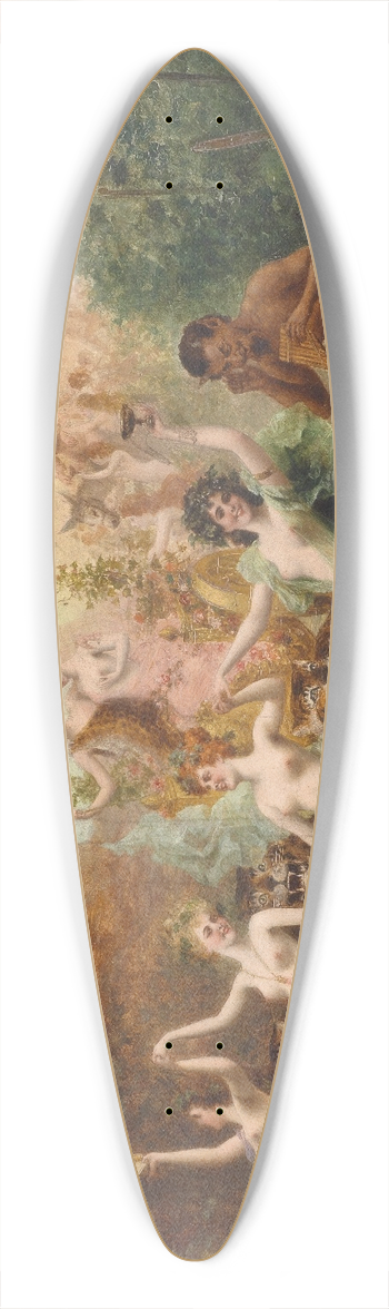 Moritz Stifter - Fest Der Faune Und Nymphen 39.3 inch art pintail longboard deck