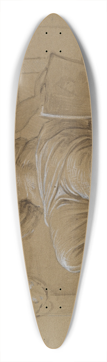 Moritz von Schwind - Allegorie der Stadt Mnchen 39.3 inch art pintail longboard deck