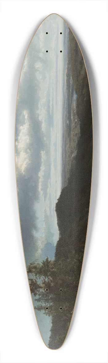Morten Mller - Landscape 39.3 inch art pintail longboard deck