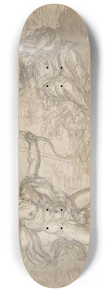 Giovanni Battista Foggini - Apollo and Coronis 8.25 inch art skate deck