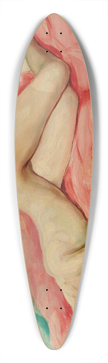 Mose Kisling - Nu allong 39.3 inch art pintail longboard deck