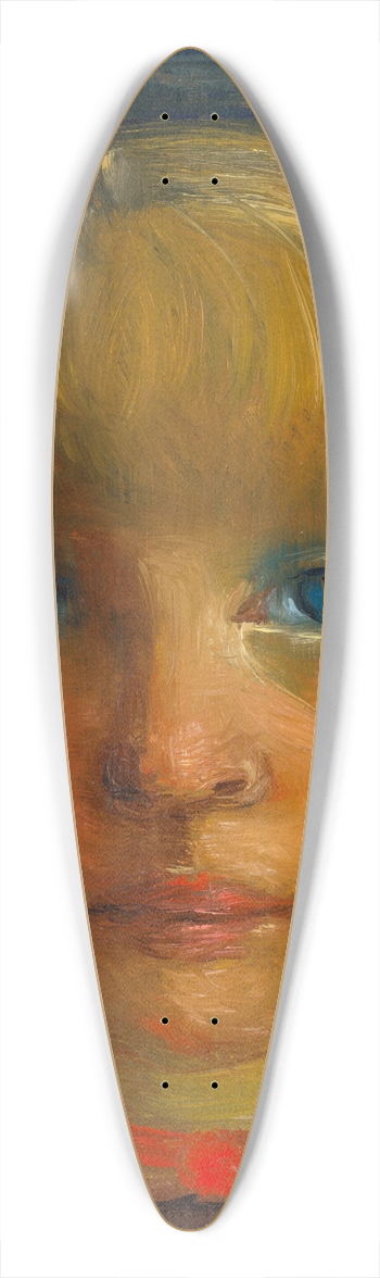 Mose Kisling - Portrait 39.3 inch art pintail longboard deck