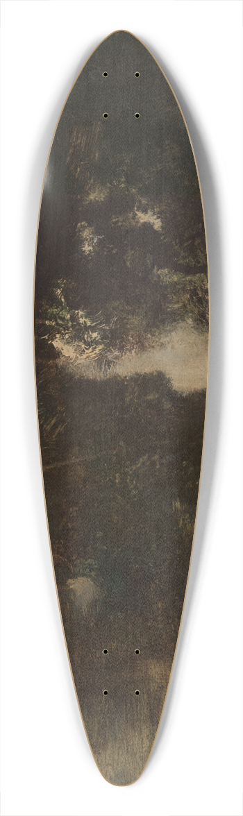 Narcisse-Virgile Diaz de La Pea - Boyfishing 39.3 inch art pintail longboard deck