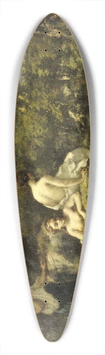 Narcisse-Virgile Diaz de La Pea - Idyll 39.3 inch art pintail longboard deck