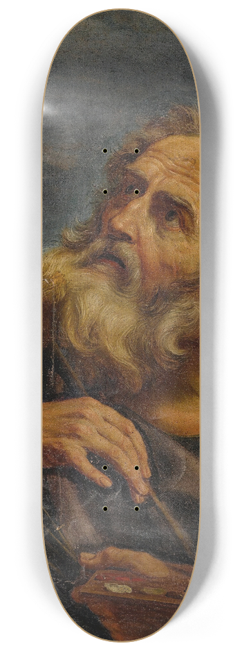 Giovanni Battista Gaulli - Saint Luke 8.25 inch art skate deck